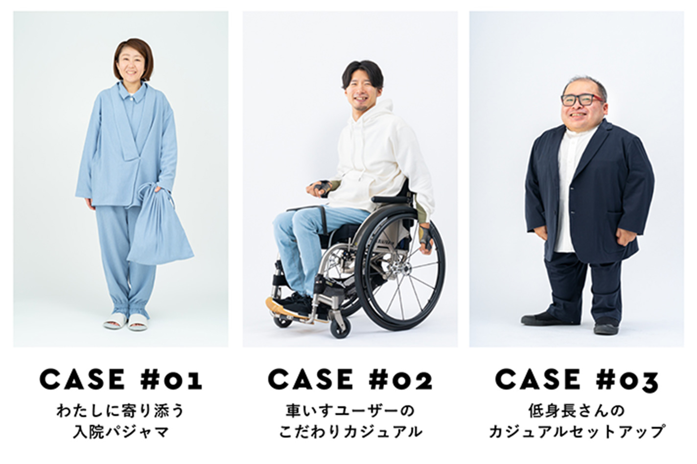 CASE #01 / CASE #02 / CASE #03